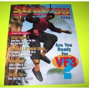 Sega Strategy Magazine Retro Video Arcade Games Virtua Fighter Daytona Die Hard